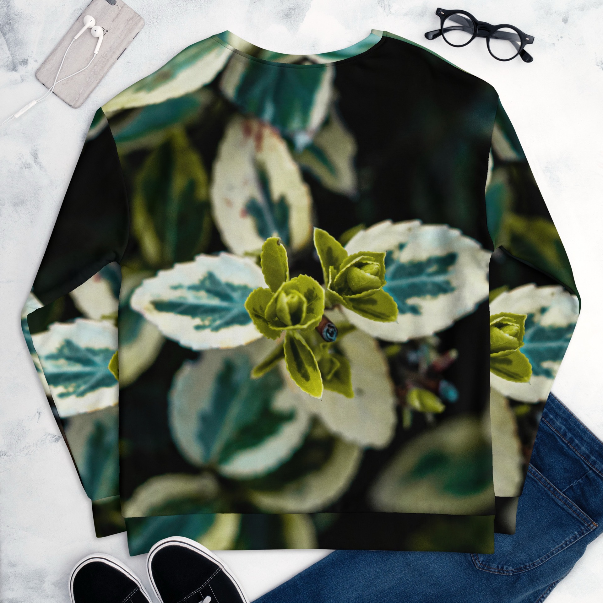 Sweatshirt - "Godly Greens" 2