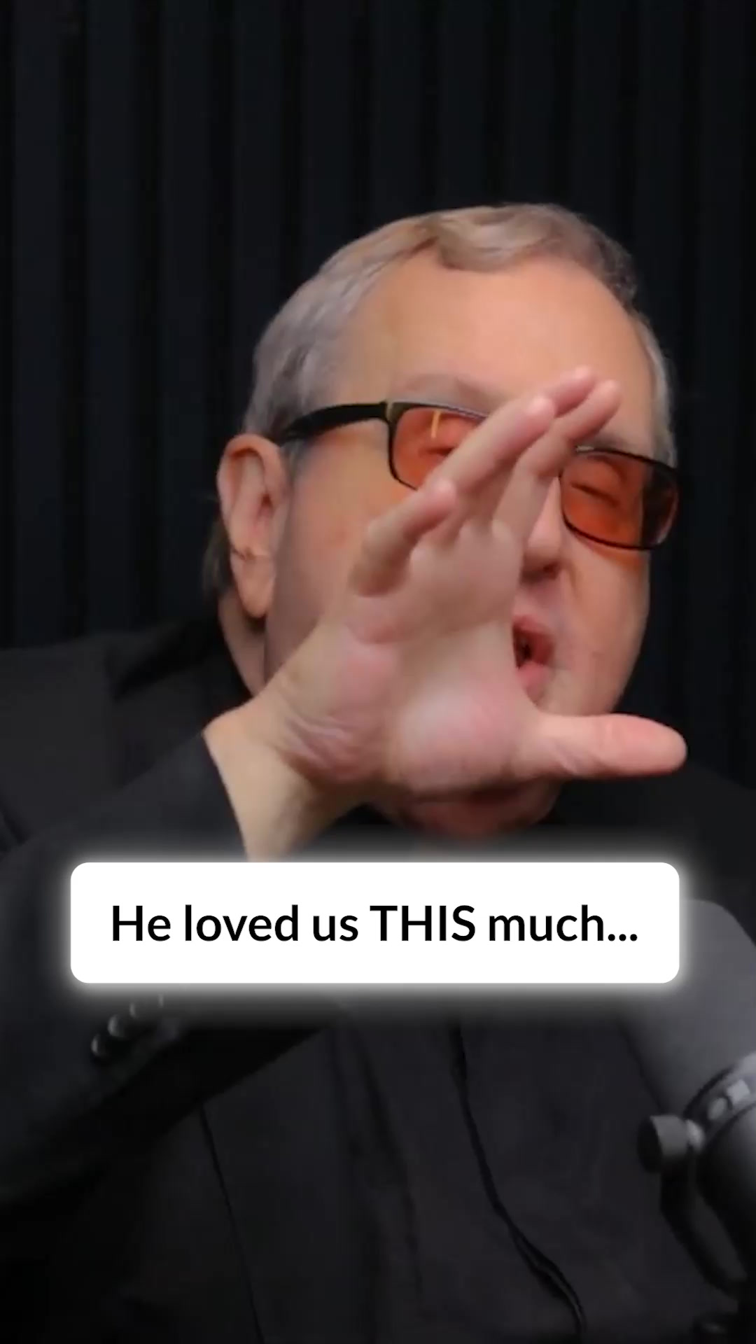 He loves us this much