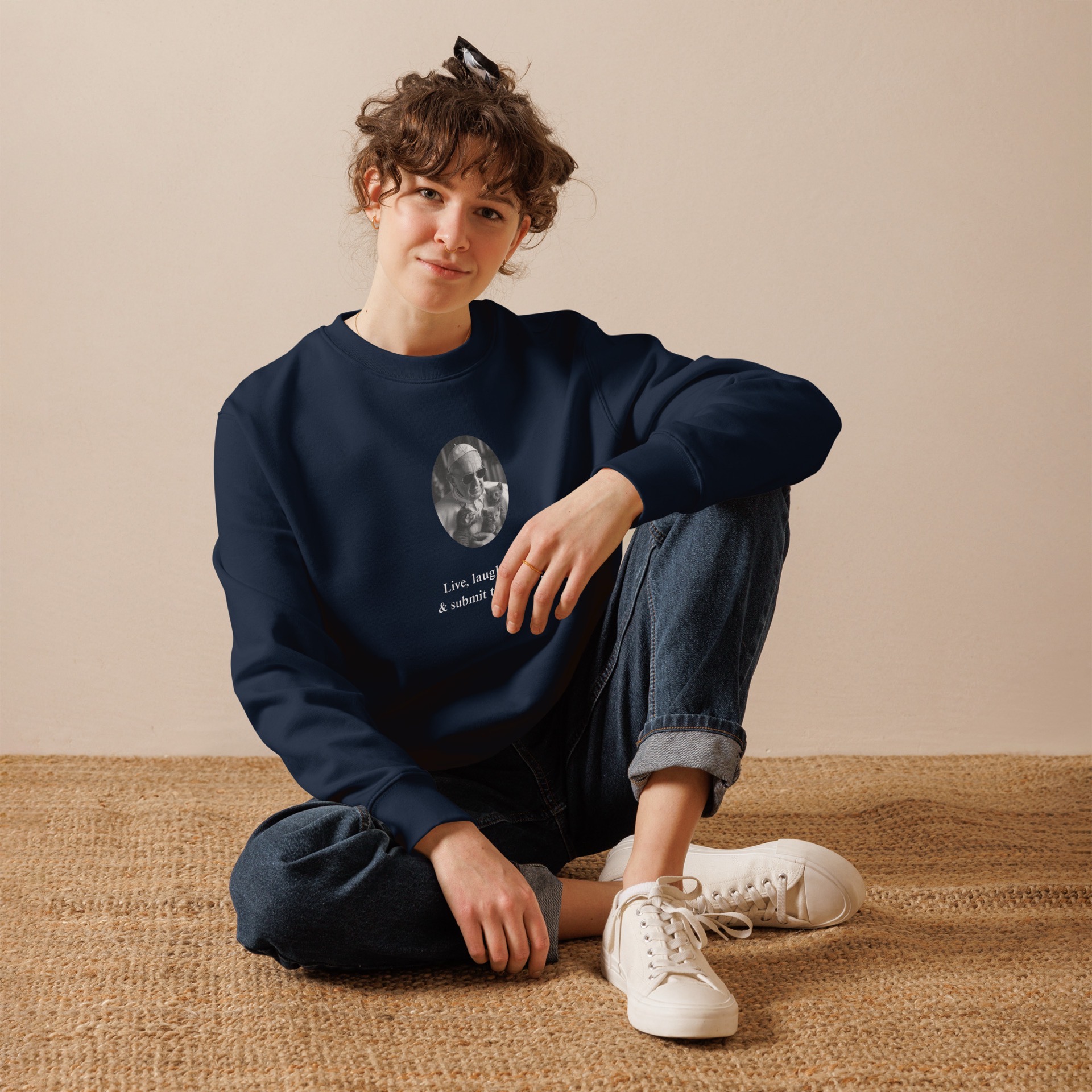 SWEATSHIRT - Live, love, laugh &amp; submit to Rome. 2